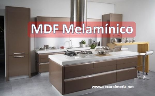 Mdf Melamínica en Gabinetes de cocina
