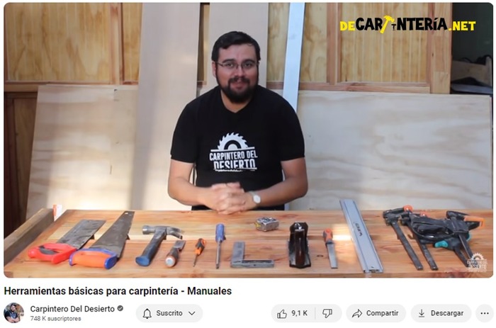 Herramientas-de-carpintería-básicas-manuales-foto-tomada-del-canal-del-Desierto-en-Youtube